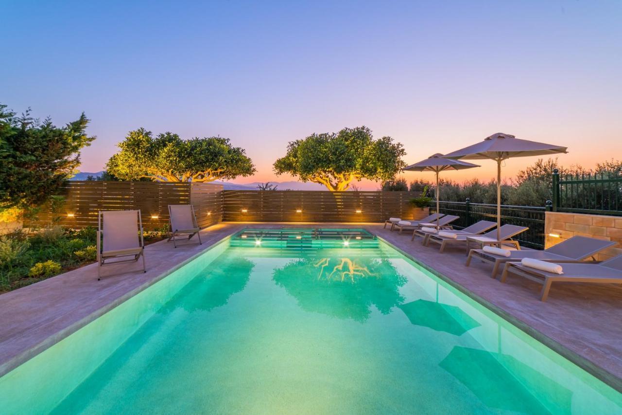 Estella Villa With Pool, Children Area, Bbq & Magnificent Views! Астерион Экстерьер фото