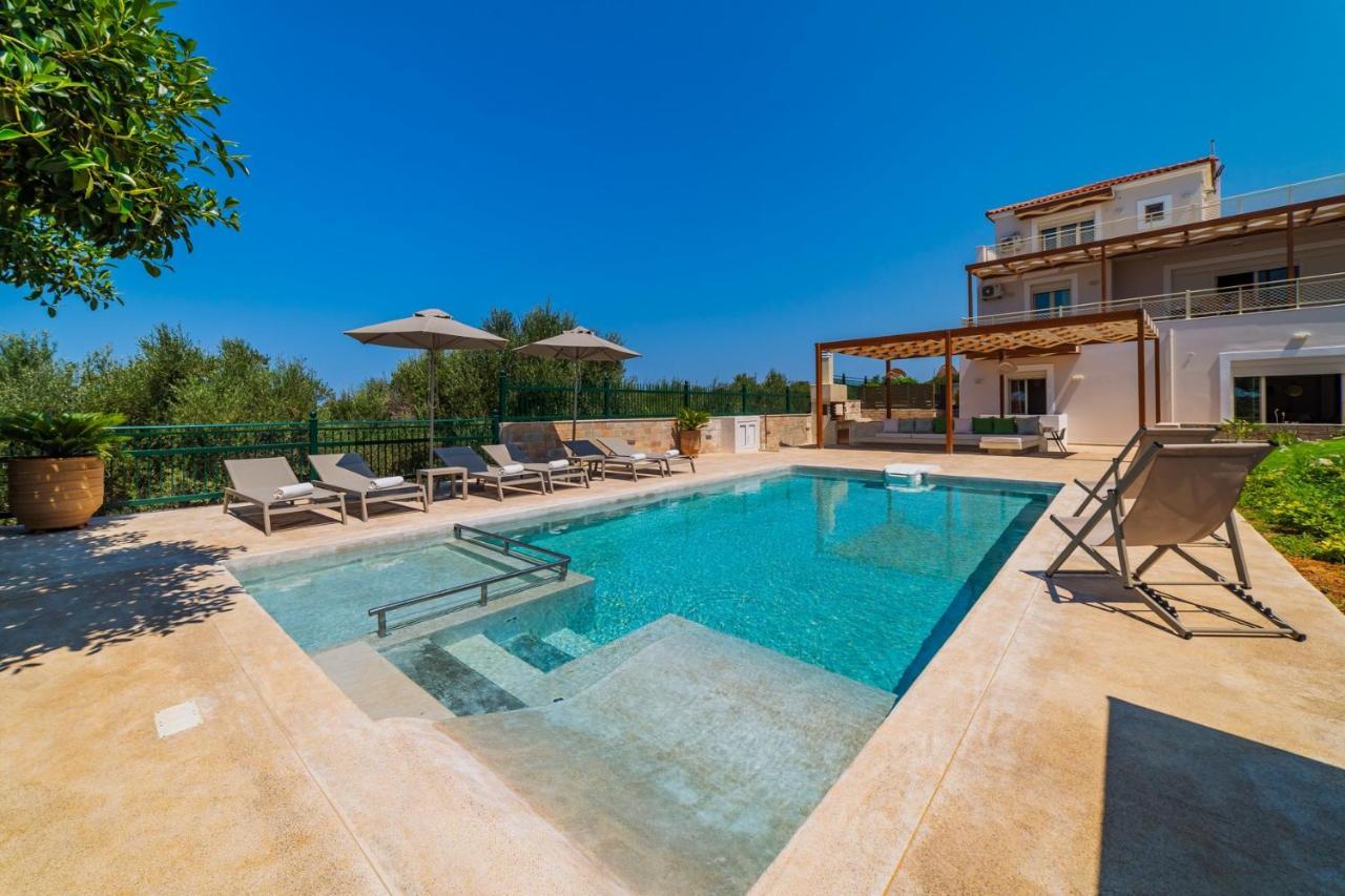 Estella Villa With Pool, Children Area, Bbq & Magnificent Views! Астерион Экстерьер фото