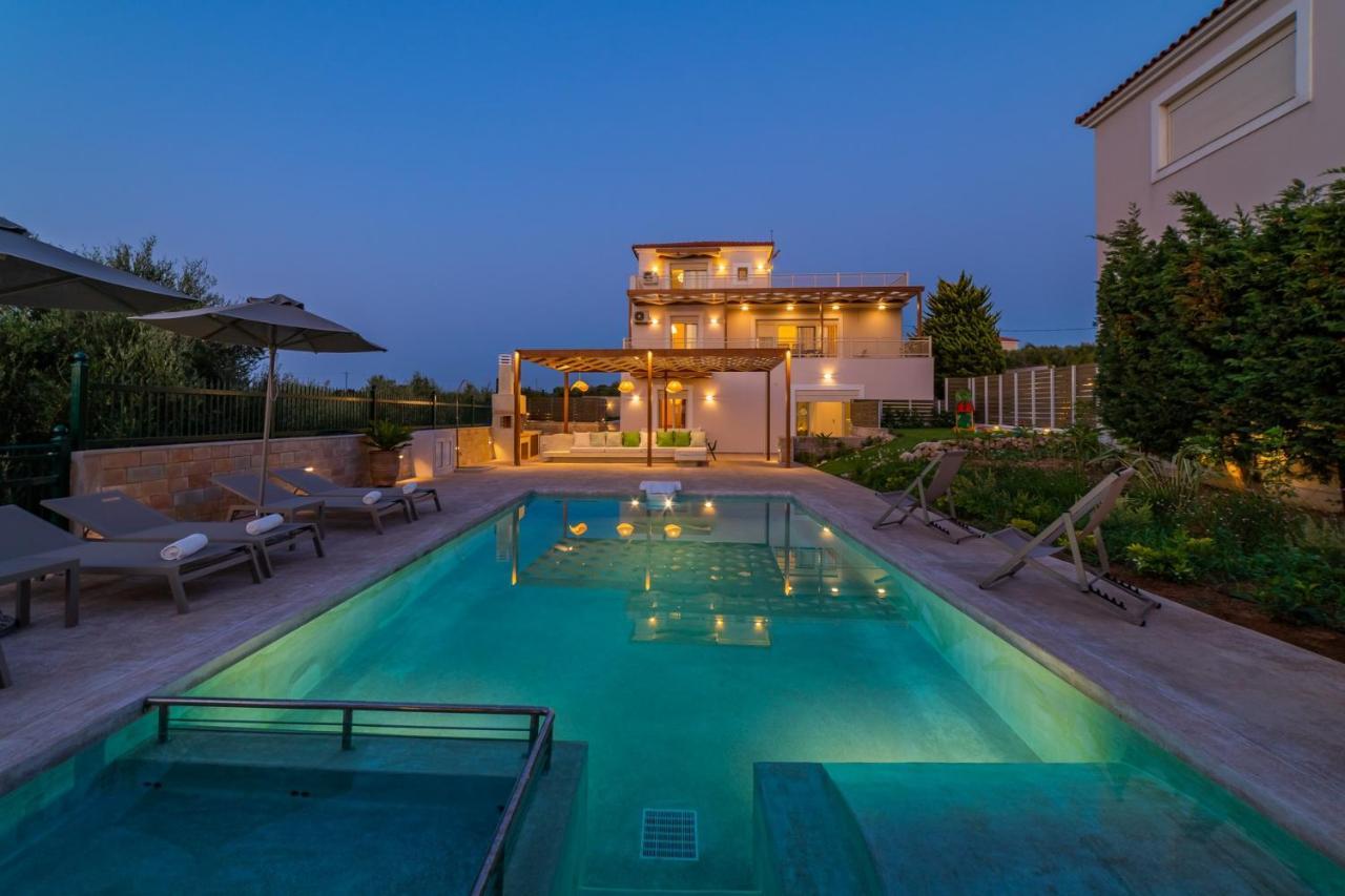 Estella Villa With Pool, Children Area, Bbq & Magnificent Views! Астерион Экстерьер фото