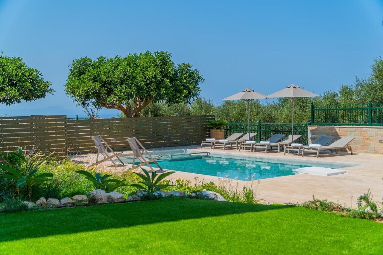 Estella Villa With Pool, Children Area, Bbq & Magnificent Views! Астерион Экстерьер фото