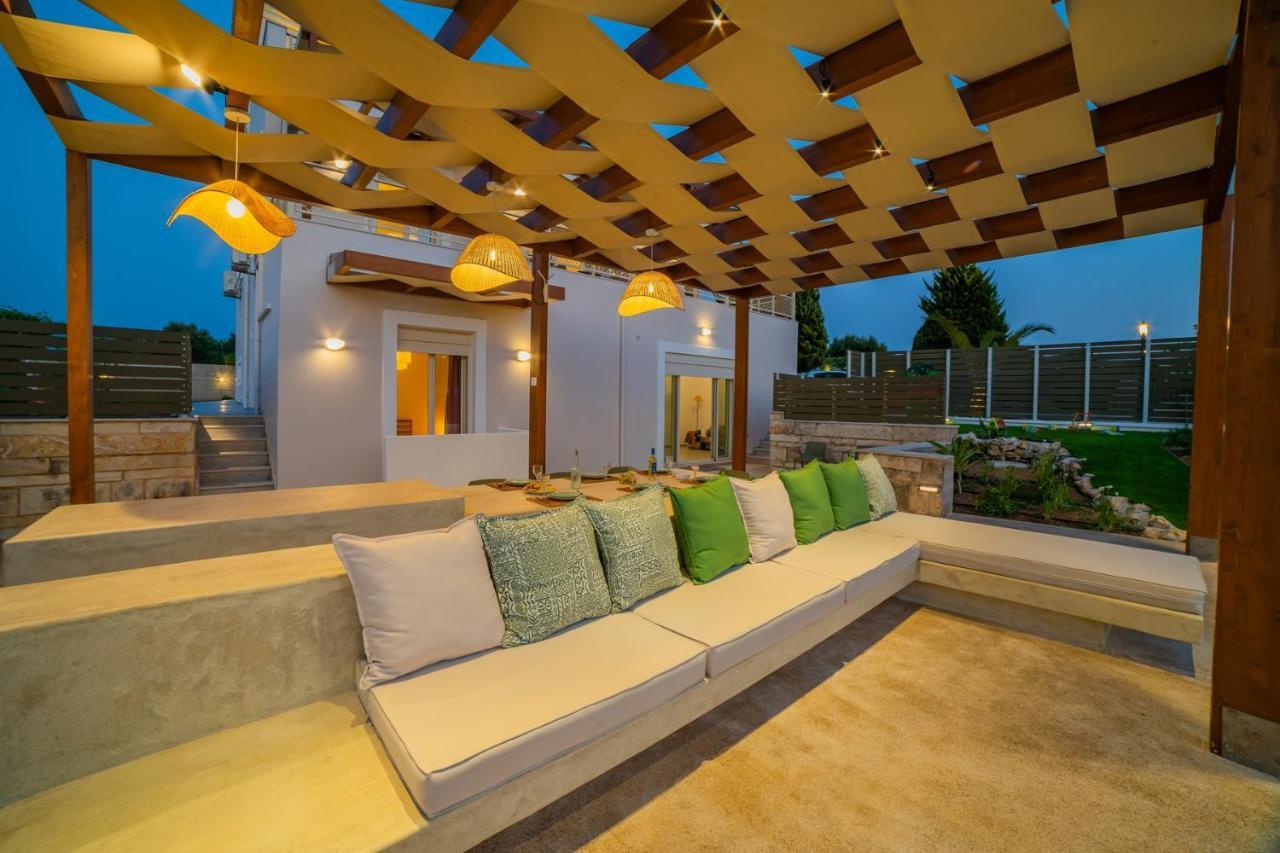 Estella Villa With Pool, Children Area, Bbq & Magnificent Views! Астерион Экстерьер фото
