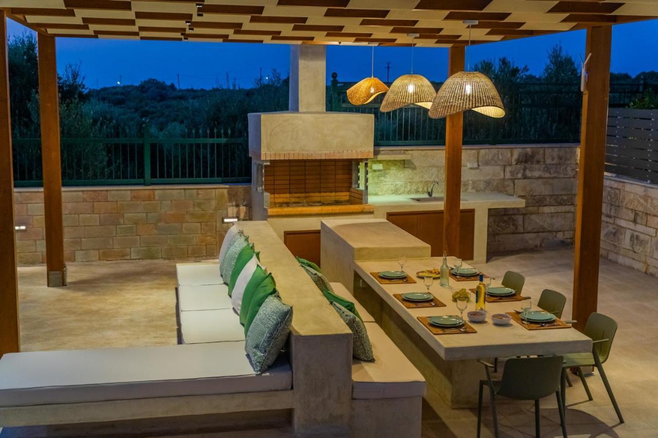 Estella Villa With Pool, Children Area, Bbq & Magnificent Views! Астерион Экстерьер фото