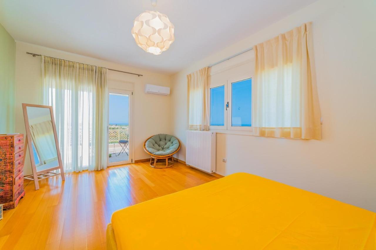 Estella Villa With Pool, Children Area, Bbq & Magnificent Views! Астерион Экстерьер фото