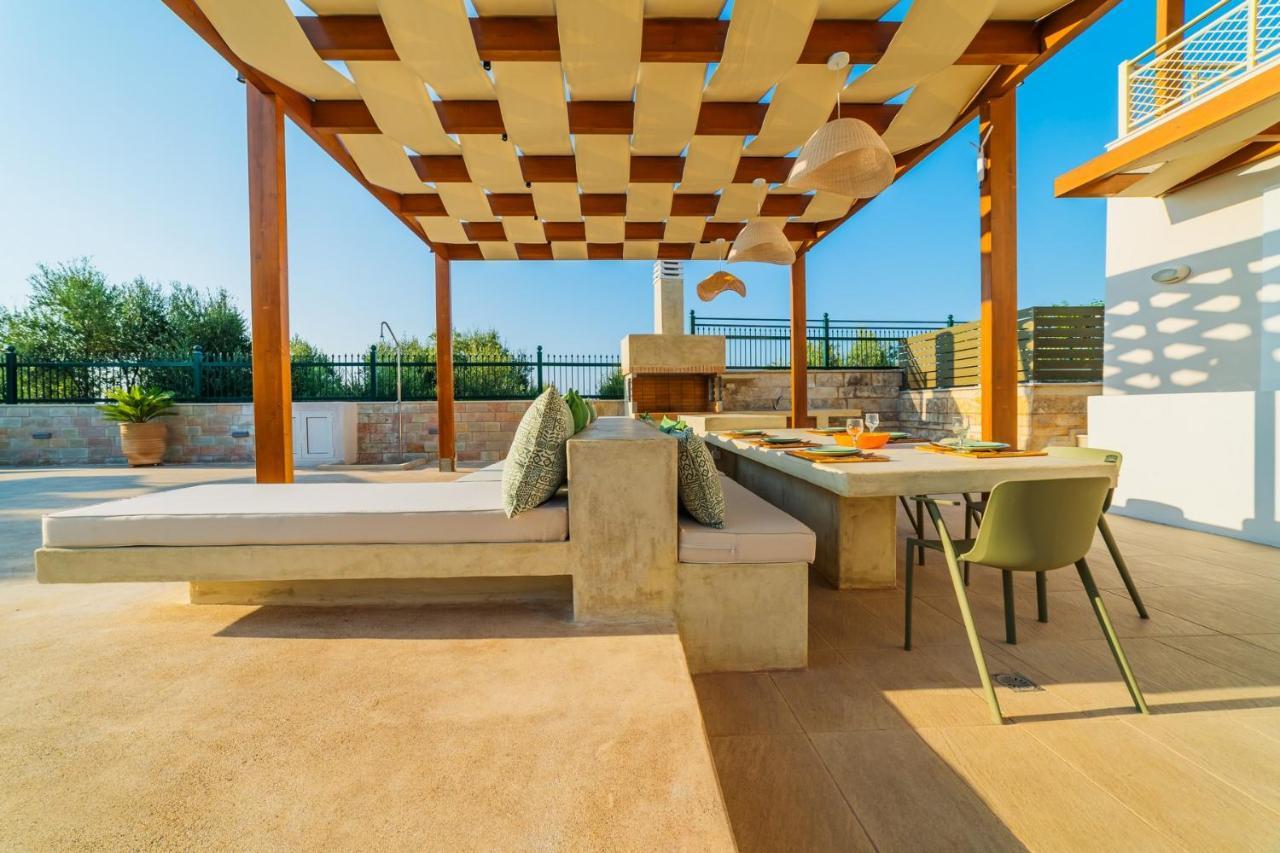 Estella Villa With Pool, Children Area, Bbq & Magnificent Views! Астерион Экстерьер фото
