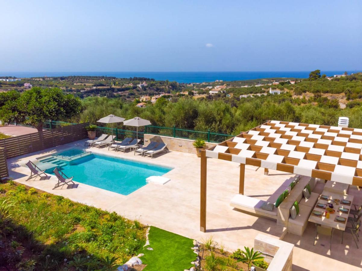 Estella Villa With Pool, Children Area, Bbq & Magnificent Views! Астерион Экстерьер фото