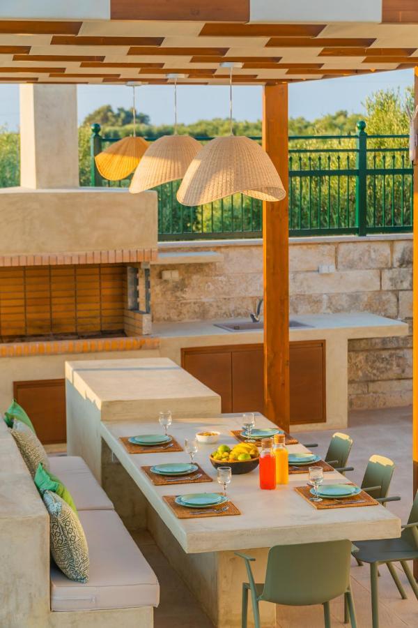 Estella Villa With Pool, Children Area, Bbq & Magnificent Views! Астерион Экстерьер фото